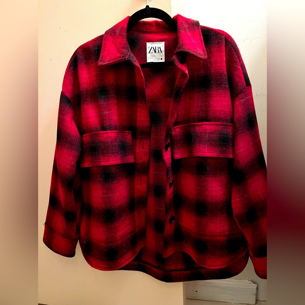 Zara flannel new without tags